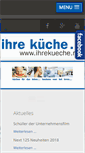 Mobile Screenshot of ihrekueche.net